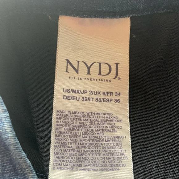 NYDJ Women’s Barbara Bootcut Blue Jeans Size 2 Lift Tuck Technology - Picture 9 of 11